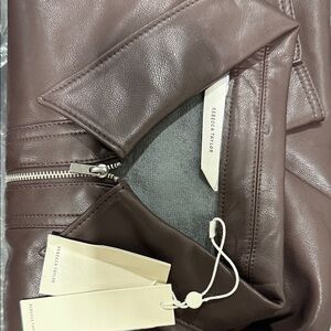Rebecca Taylor Chocolate Leather Jacket